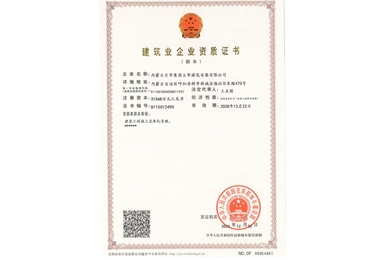 2024年資質(zhì)證書(shū)副本